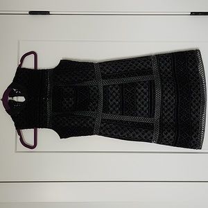 TopShop velvet embroidered dress.